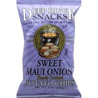 Deep River Snacks Potato Chips, Kettle Cooked, Sweet Maui Onion