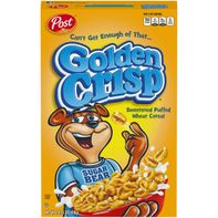 Post Golden Crisp Breakfast Cereal, Breakfast Snacks, Sweetened Wheat Cereal, Kosher