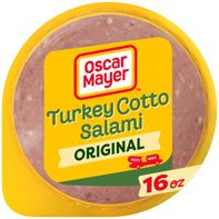 Oscar Mayer Turkey Cotto Salami Sliced Deli Sandwich Lunch Meat with 42% Less Fat