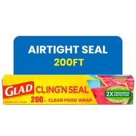 Glad Cling N Seal Plastic Food Wrap