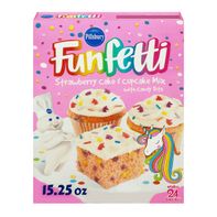 Pillsbury Funfetti Strawberry Cake Mix With Candy Bits