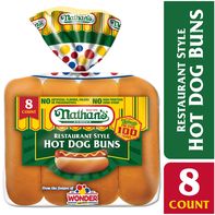 Nathan’s Famous Famous Restaurant Style Hot Dog Buns