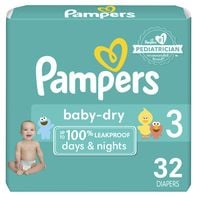 Pampers Baby Dry Diapers Size 3 Jumbo Pack