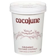 cocojune Cultured Coconut, Organic, Vanilla Unsweetened