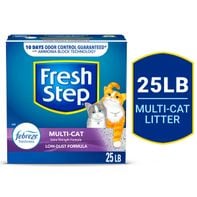 Fresh Step Multi-Cat Extra Strength Scented Litter with Febreze, Clumping Cat Litter