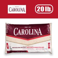 Carolina White Rice, Extra Long Grain, Enriched