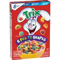 Trix Fruity Whole Grain Breakfast Cereal with 6 Fruity Shapes