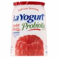 La Yogurt Probiotic Raspberry Blended Lowfat Yogurt