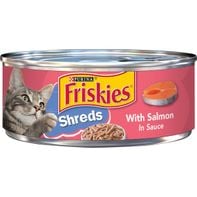 Purina Friskies Wet Cat Food, Shreds With Salmon in Sauce