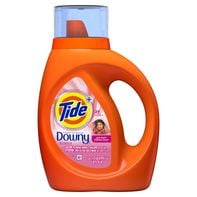 Tide plus Downy Liquid Laundry Detergent, April Fresh, 42 fl oz, 29 loads