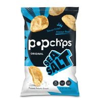 popchips Sea Salt Potato Chips, Low-Calorie, Gluten-Free, Healthy Snack