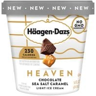 Haagen-Dazs Heaven Chocolate Sea Salt Caramel Light Ice Cream