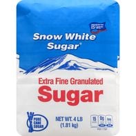 Snow White Sugar Sugar, Extra Fine, Granulated