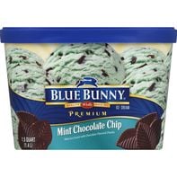 Blue Bunny Ice Cream, Premium, Mint Chocolate Chip