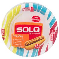 SOLO Paper Plates, AnyDay, 8.5 Inch