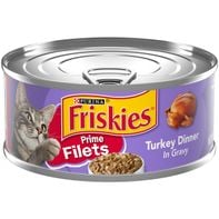 Purina Friskies Gravy Wet Cat Food, Prime Filets Turkey Dinner