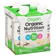 Orgain Organic Nutrition Shake, Grass Fed Protein - Vanilla Bean