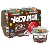 YoCrunch Strawberry Lowfat Yogurt with M&M's