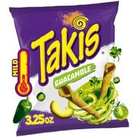 Takis Guacamole Rolled Tortilla Chips Bag