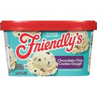 Friendly's Rich And Creamy Chocolate Chip Cookie Dough Premium Ice Cream 1.5 Quart