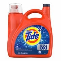 Tide Ultra Oxi Liquid Laundry Detergent, 124 loads, 159 fl oz, HE Compatible