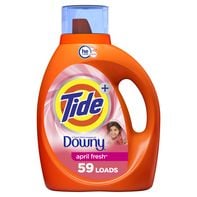 Tide Plus A Touch of Downy Liquid Laundry Detergent, April Fresh