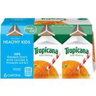 Tropicana Healthy Kids Orange No Pulp with Calcium and Vitamins A D and E 100% Juice