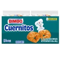 Bimbo Cuernitos, 8 packs, Plain Croissants