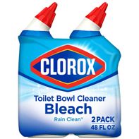 Clorox Toilet Bowl Cleaner, Bleach, 2 Pack