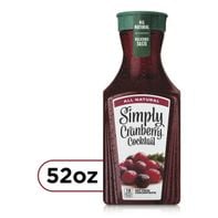 Simply Cranberry Cocktail Fruit Juice