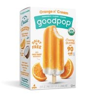 GoodPop Orange n' Cream, Organic, Dairy-Free Frozen Fruit Bars