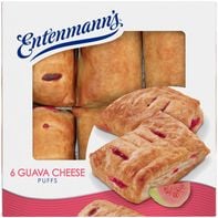 Entenmann's 6 count, Guava Cheese Danish- Full Sized Pastries