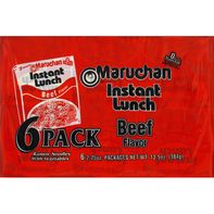 Maruchan Instant Lunch Beef Flavor Ramen noodles