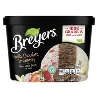 Breyers Original Ice Cream Vanilla Chocolate Strawberry