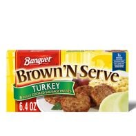 Banquet Brown ‘N Serve Fully Cooked Turkey Sausage Patties