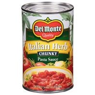 Del Monte Chunky Italian Herb Pasta Sauce