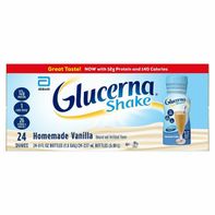 Glucerna Diabetic Nutritional Beverage Vanilla, 8 fl oz, 24-count