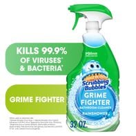 Scrubbing Bubbles Disinfectant Bathroom Grime Fighter Spray, Rainshower