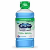 Pedialyte AdvancedCare Electrolyte Solution Blue Raspberry Ready to Drink Bottle