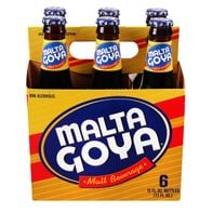 Goya Malta, Malt Beverage, Non-Alcoholic, 6-Pack