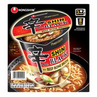 Nongshim Shin Black Premium Noodle Soup, 8 ct