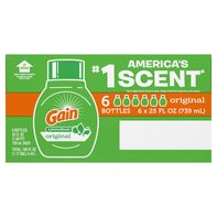 Gain Liquid Laundry Detergent, Original Scent, 17 Loads