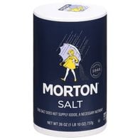 Morton Plain Salt, 26 Ounce