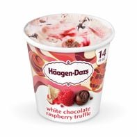 Haagen-Dazs White Chocolate Raspberry Truffle Ice Cream