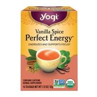 Yogi Tea Black Tea, Vanilla Spice Perfect Energy, Contains Caffeine