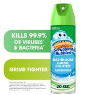 Scrubbing Bubbles Bathroom Grime Fighter Bathroom Disinfectant Aerosol, Rainshower®