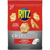 Ritz Crisp And Thins Original With Creamy Onion And Sea Salt Chips