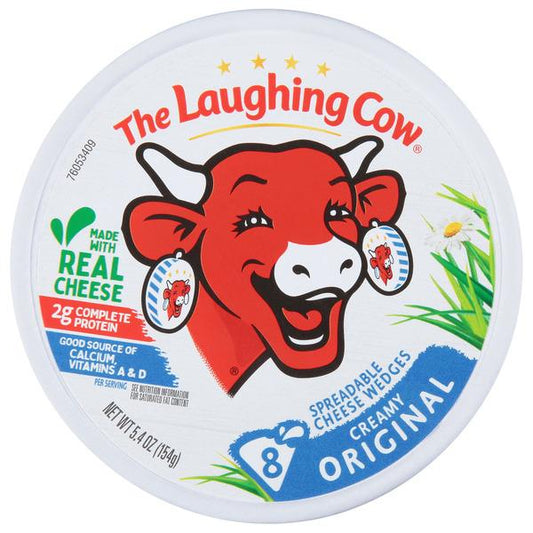 The Laughing Cow Creamy Original, 8 wedges (5.5 oz / 156 g)