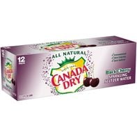 Canada Dry Black Cherry Sparkling Seltzer Water