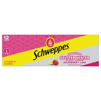 Schweppes Raspberry Lime Sparkling Seltzer Water